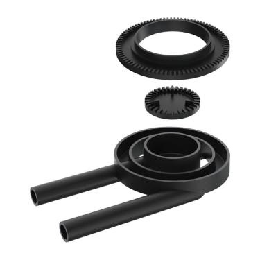 Imagem de Queimador Duplo Médio Completo para Fogão Industrial 17,2cm 15598E12696E12700LB Ferro Fundido Chama Uniforme Libaneza