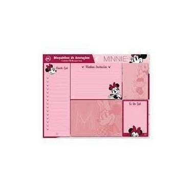 Imagem de Bloquinho de anotações minnie com 5 blocos de papel - DAC