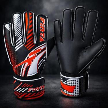 Imagem de Luva De Goleiro Finta Power Qualidade Unissex Flat Vermelho 6