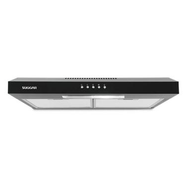 Imagem de Depurador de Ar Slim Suggar DPS161PT-DPS162PT 60cm 3 Velocidades Alumínio Preto 110V