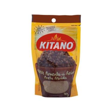 Imagem de Pimenta-do-Reino Preta Moída em Pó Kitano 50g