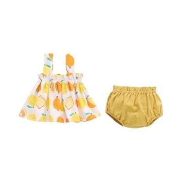 Imagem de Conjunto De Verão Para Bebês, Meninas E Meninos, 2 Peças, Vestido Esta
