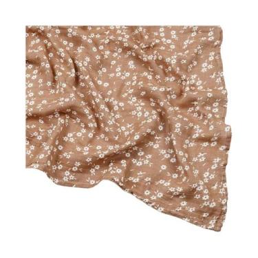 Imagem de Cobertor De Muslin De Algodão De Bambu Macio E Fofo Para Bebês 120x110