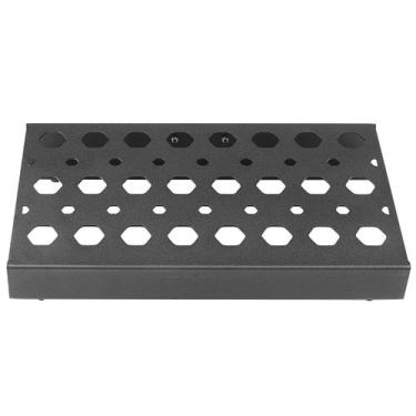 Imagem de Pedalboard Para Pedais De Efeito De Guitarra 31x18cm Com tiras autocol