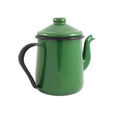Imagem de Cafeteira Esmaltada Tradicional Ewel Mãe Ágata - 12cm - 1,1L - Esmalta