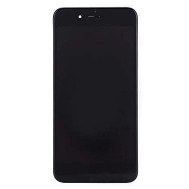 Imagem de Digitalizador 3D Touch Screen, Oleofóbico Smooth Sensitive Vacuum Coating Hidrofóbico Substituição da tela LCD para celular 7 Plus(Preto)