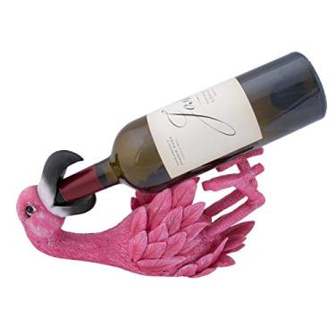 Imagem de Beachcombers 02492 Suporte para garrafa de vinho flamingo, rosa