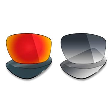 Imagem de 2 pares de lentes polarizadas de reposição da Mryok para óculos de sol Oakley Valve 2014 – Opções