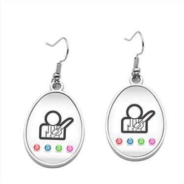 Imagem de Brinco de ícone de açougueiro – Brincos pendentes para meninas – Presente de festa de aniversário dos namorados