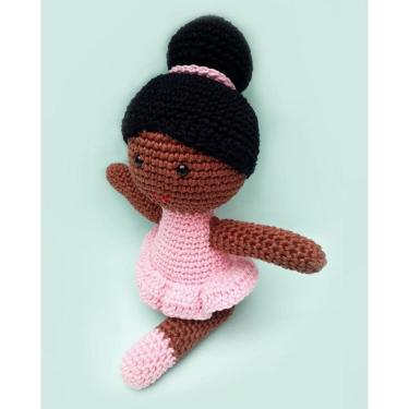 Imagem de Bailarina Negra Amigurumi 