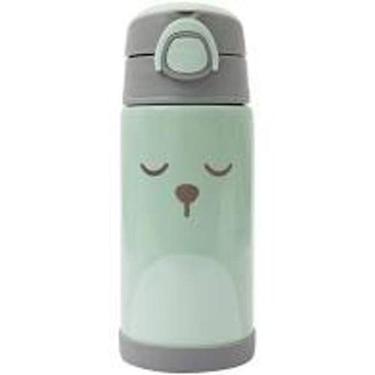 Imagem de Garrafa Térmica Parede Dupla 400Ml  - Gumy Verde Buba