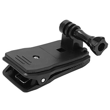 Imagem de Mochila com alça de ombro para câmera com fivela de gancho J e base rotativa de 360 graus compatível com Hero 10 Black, Hero 9/8/7/6/5/4/3+, OSMO Action e a maioria das