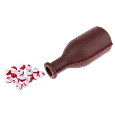 Imagem de Simhoa Garrafa de bilhar de plástico para bilhar com bolas de ervilhas Kelly Pill Pool