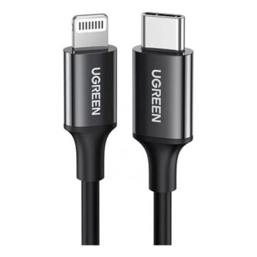 Imagem de U-G-R-E-N Cabo de Carregamento PD Micro Usb Tipo C para Lightning Velocidade de Transferência de Até 480Mbps Corrente Máxima Carregamento Rápido 3A Chipset Integrado Certificação Mfi