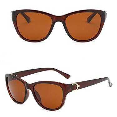 Imagem de Óculos de sol de luxo design olho de gato polarizados masculinos femininos elegantes óculos de sol femininos para condução Óculos de sol, C4, polarizados