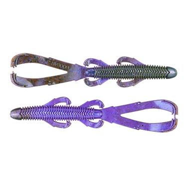 Imagem de Googan Baits GTH-465-GPU Trench Hawg 11,7 cm, verde abóbora, roxo, multicolorido, tamanho único