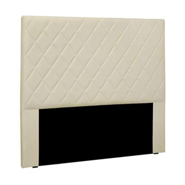 Imagem de Cabeceira Decorativa Queen Size 1,60m Givenchy Veludo Bege