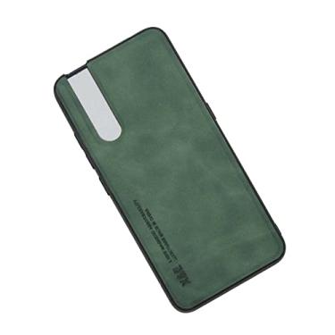Imagem de Kepuch Silklike Capa para Vivo V15 Pro/S1 Pro - Case Placa de Metal Embutida para Vivo V15 Pro/S1 Pro - Verde