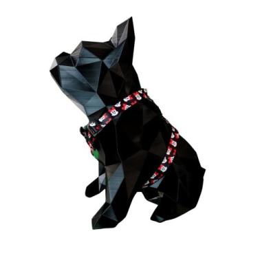 Imagem de Coleira Peitoral Para Cachorro Com Guia 2 Metros Modelo H Resistente -