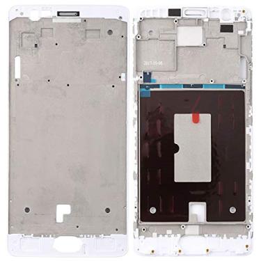 Imagem de YUNCHAO Acessórios telefônicos Para OnePlus 3 / 3T / A3003 / A3000 / A3100 Local de moldura LCD da casa frontal Placa Substituição do telefone celular
