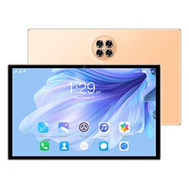 Imagem de Tablet 10,1 Polegadas M11 Tela de Android 8, 4GB+64GB Dual Sim Card Tablet 1280x800 HD, Câmera 2MP/5MP, WiFi, Bluetooth, GPS, Bateria de 4000mAh (dourado)