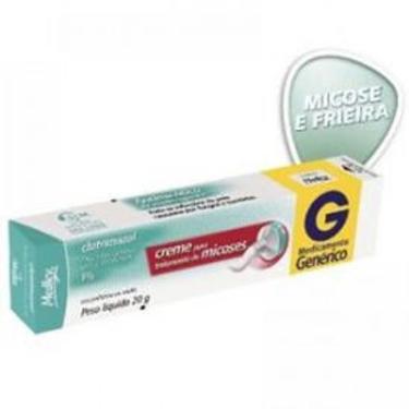Imagem de Clotrimazol 10mg/g Creme 20g Genérico Medley MEDLEY