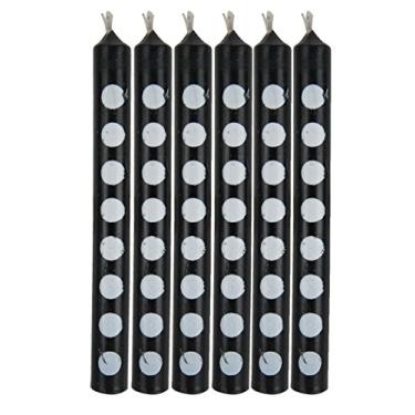 Imagem de Creative Converting Vela de bolo, 5,7 cm, veludo preto