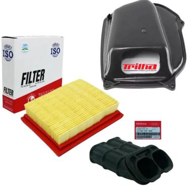Imagem de Filtro Ar, Tampa Filtro Ar, Duto Entrada Bros 150/ Bros 160	
