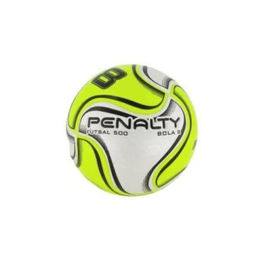 Bola De Futsal Penalty Rx500 XXIII- Branco-Amarelo- Preto - Jardim