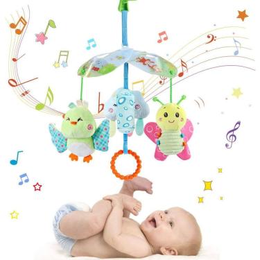 Imagem de  Cadeirinha de bebê Brinquedos de carrinho de bebê para bebês de 0 a 6 meses, Ba