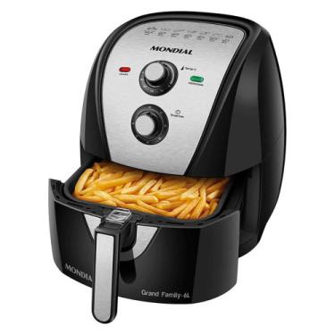 Fritadeira Air Fryer Britânia Brf11vi Inox Vermelha 4 4l - Outlet