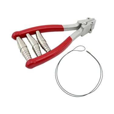 Imagem de Dynwave Braçadeira de partida ferramenta de aperto badminton amarrando braçadeira cabeça larga manual equipamentos esportivos tênis para badminton tênis, Vermelho