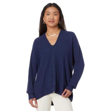 Imagem de Lilly Pulitzer Suéter Sevie Feminino, Maré baixa, azul-marinho, P