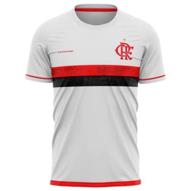 Imagem de Camiseta Braziline Approval Flamengo Infantil -  Branco E Vermelho