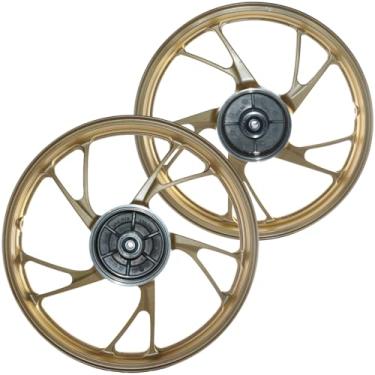 Imagem de Par de rodas de alumínio liga leve freio a tambor CG150 Fan Titan ES KS 2004 a 2013 CG150 CG160 Start rol pé de galinha