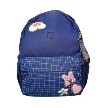 Imagem de Mochila de Costas para Notebook Azul Patche Marshmallow by DKT Diplomata