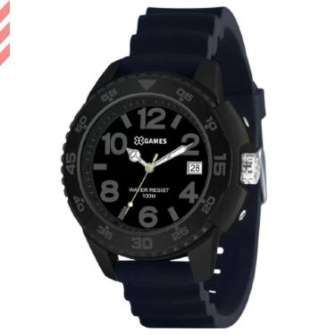 Imagem de Relogio masculino x games marinho/preto xmpp1071 p2dx
