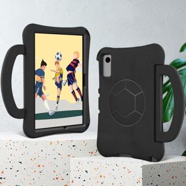 Imagem de Capa infantil compatível com Samsung Galaxy Tab A9 Plus SM-X210/X216/X218 de 11 polegadas, compatível com Samsung Tab A9 Plus, capa protetora para crianças, capa leve para tablet(Black)