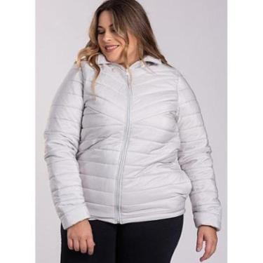 Imagem de Jaqueta Feminina Plus Size Puffer em Microfibra - Serena-Feminino