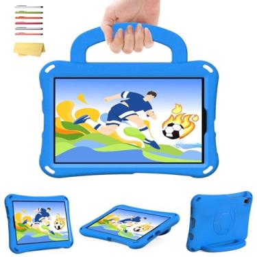 Imagem de UUCOVERS Capa infantil para Galaxy Tab A9 22.1 cm 2023 (SM-X110/X115/X117) e Galaxy Tab A7 Lite 22.1 cm 2021 (SM-T220/T225/T227) e Tab A 8.0 2019 (SM-T290/T2955) /T297 ) com capa de suporte de alça de