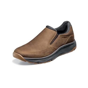 Imagem de Florsheim Sapatilha sem cadarço com bico liso Tread Lite, Cavalo louco marrom, 8.5