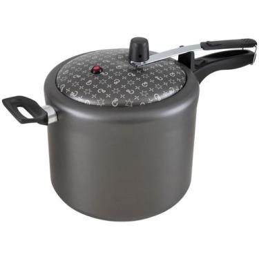 Imagem de Panela de Pressão Panelux Antiaderente 7L Grafite  - Magnific 5000021,