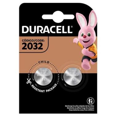 Imagem de Bateria Duracell Moeda Lítio CR2032 Embalagem com 2 Unidades