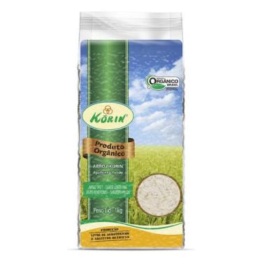 Imagem de Arroz Agulhinha Polido Korin Orgânico Pacote A Vácuo 1Kg
