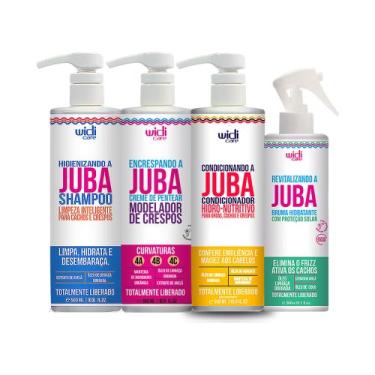 Imagem de Kit Widi Juba Shampoo, Condicionador, Encrespando e Bruma - Widi Care