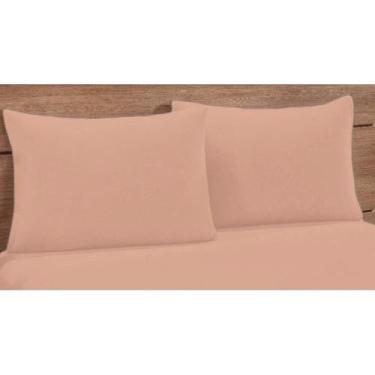Imagem de 2 Fronhas Simples com Zíper 70cmx50cm Percal 200 Fios 100% Algodão - R