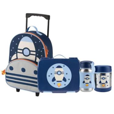 Imagem de Kit Completo Escolar com Mala de Rodinha Spark Style Espaço Skip Hop
