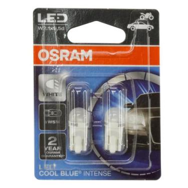 Imagem de Lâmpada Pingão LED Branco Osram T10 W5W 12 Volts 1W Cool Blue Intense 