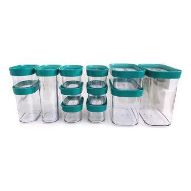 Imagem de Kit Conjunto De 12 Potes Herméticos Mantimentos E Temperos - Oca Varie