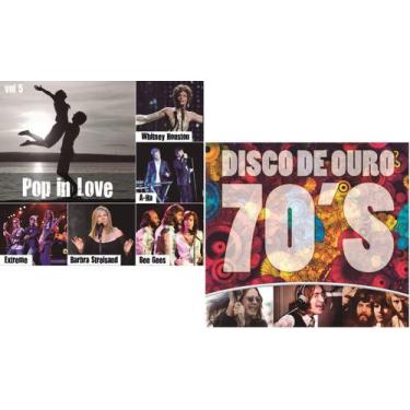 Imagem de CD Pop In Love Volume 5 + CD Disco de Ouro 70s - TOP DISC